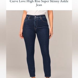 Abercrombie & Fitch ‘The Super Skinny Ankle High Rise’ Curve Love